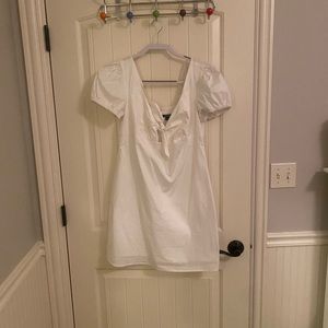 Wild fable tie white mini dress